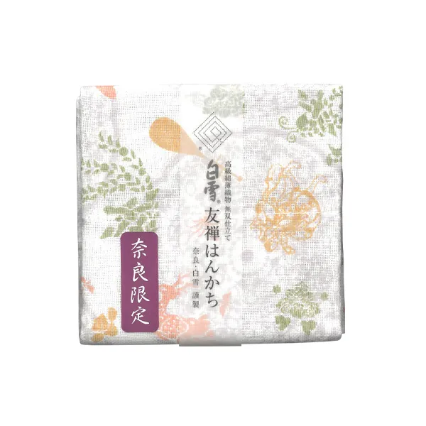 [白雪ふきん] 京友禪染手帕 / 奈良限定 / 正倉院